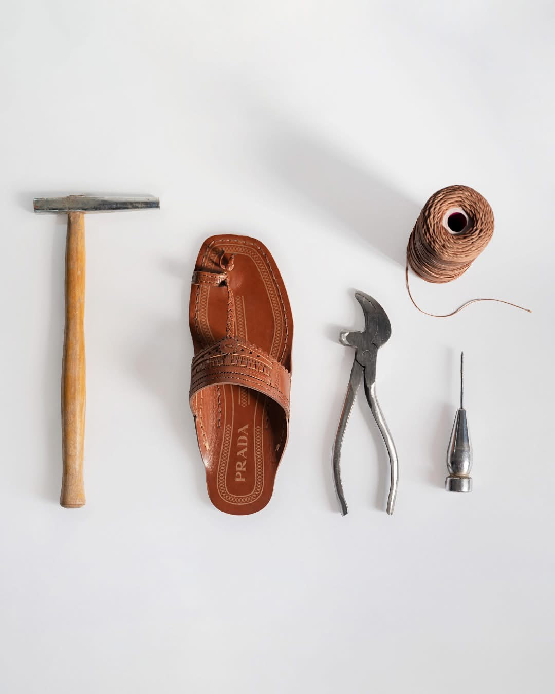 Prada Made in India x Inspired by Kolhapuri Chappals - crafted by LIDCOM and LIDKAR artisans