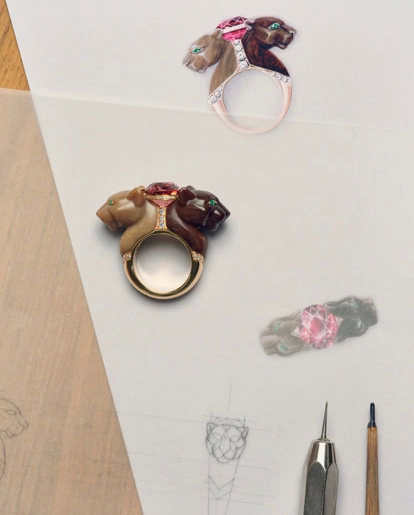 Cartier Savoir Faire : The Panthere Aegis Ring