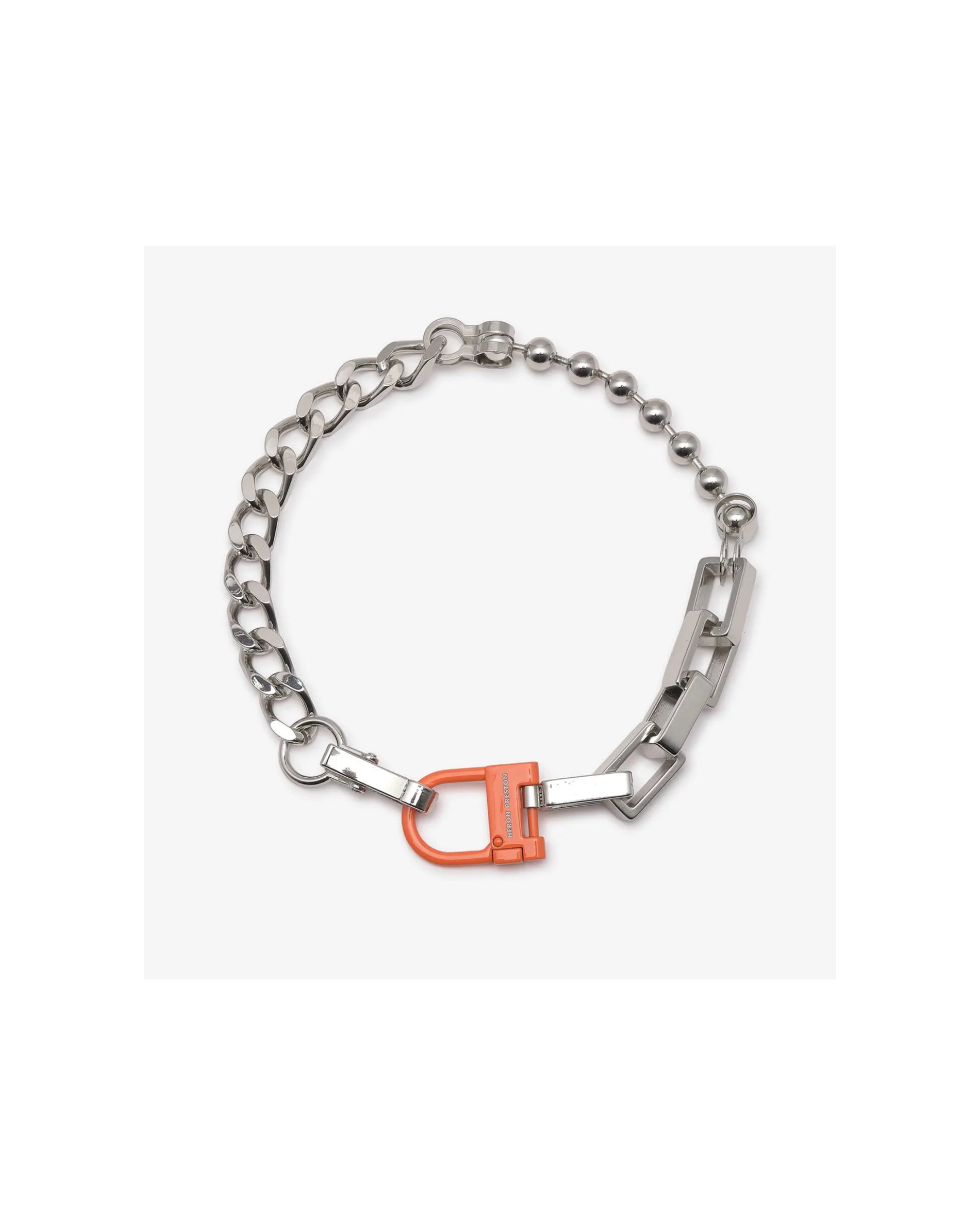 Heron Preston Multichain Square Necklace