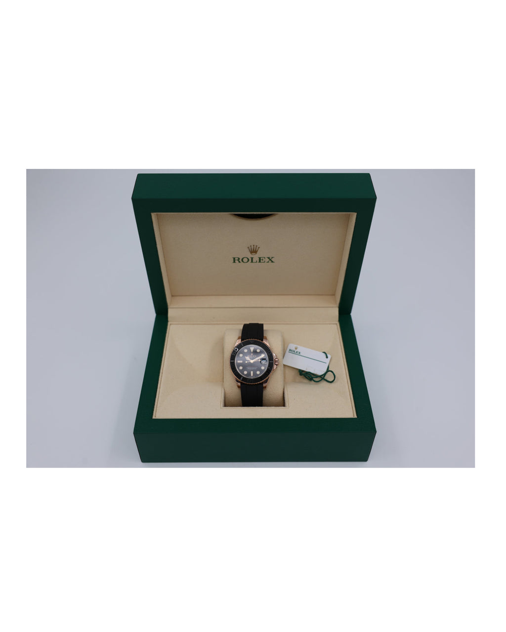 Rolex Yatch Master 18kt ever rose gold Oysterflex