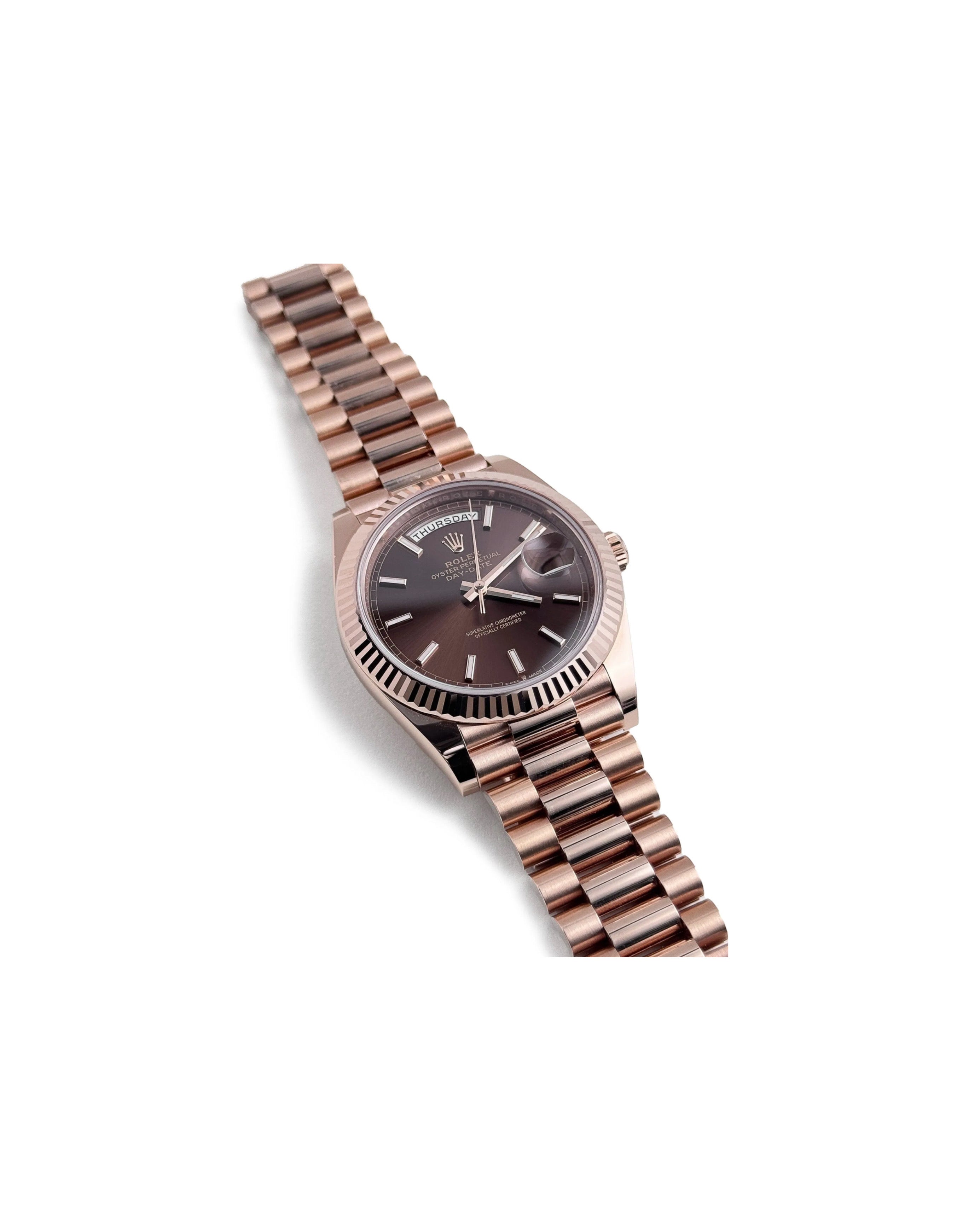 Rolex day-date 18kt ever rose gold Presidential