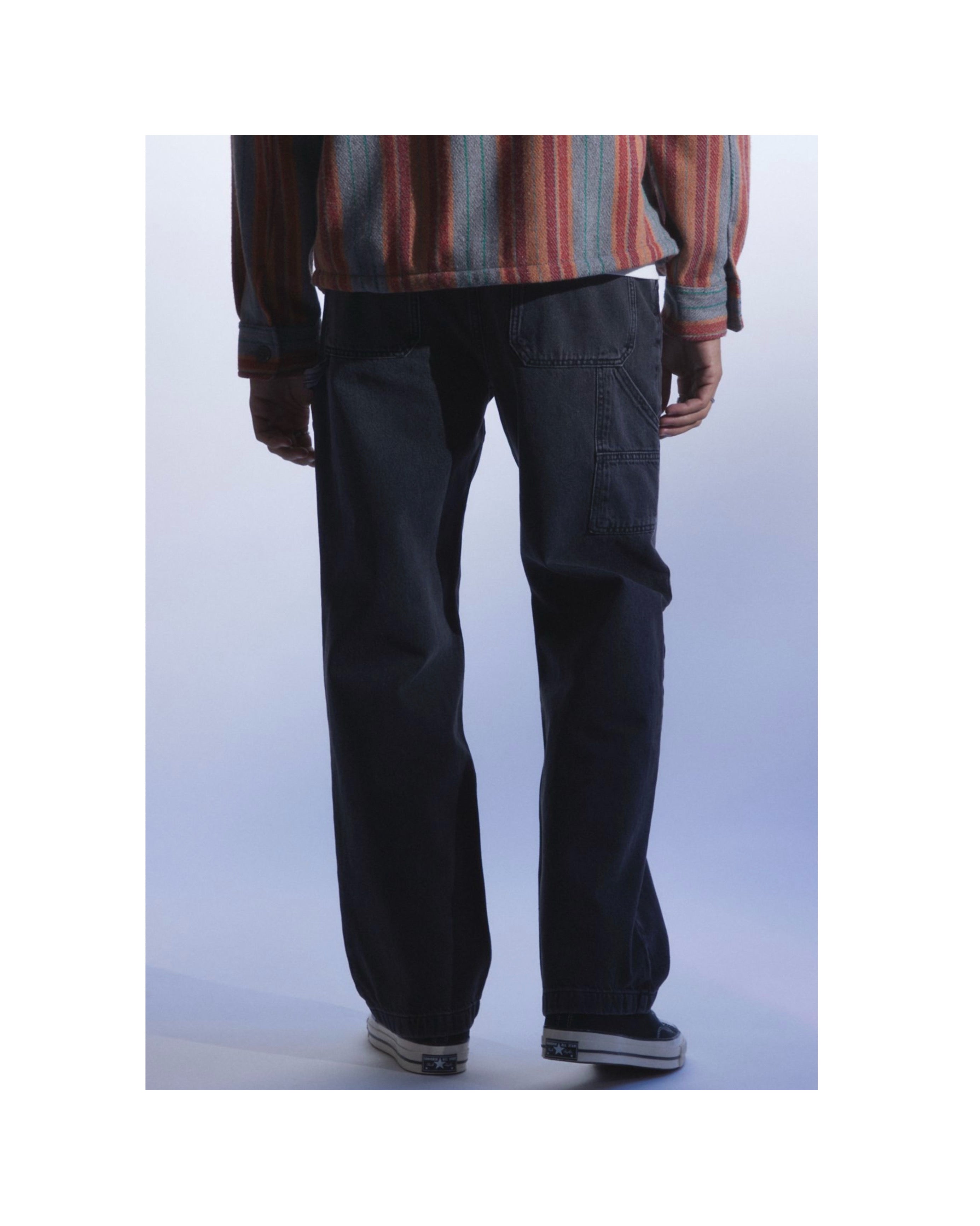 BDG Carpenter Denim Pants “ butterfly embroidery “