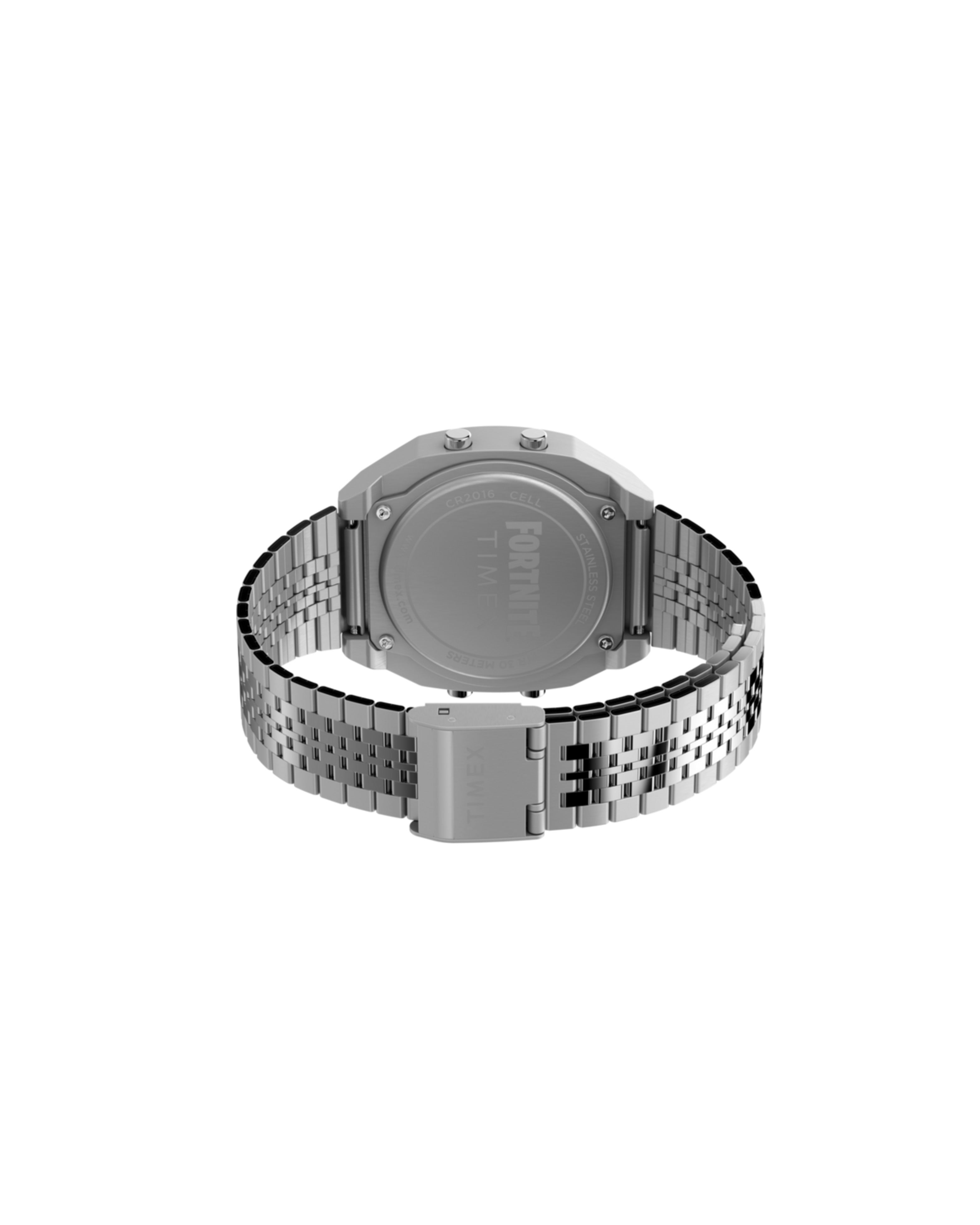 Timex x Fortnite T80 36mm Stainless Steel Bracelet Watch