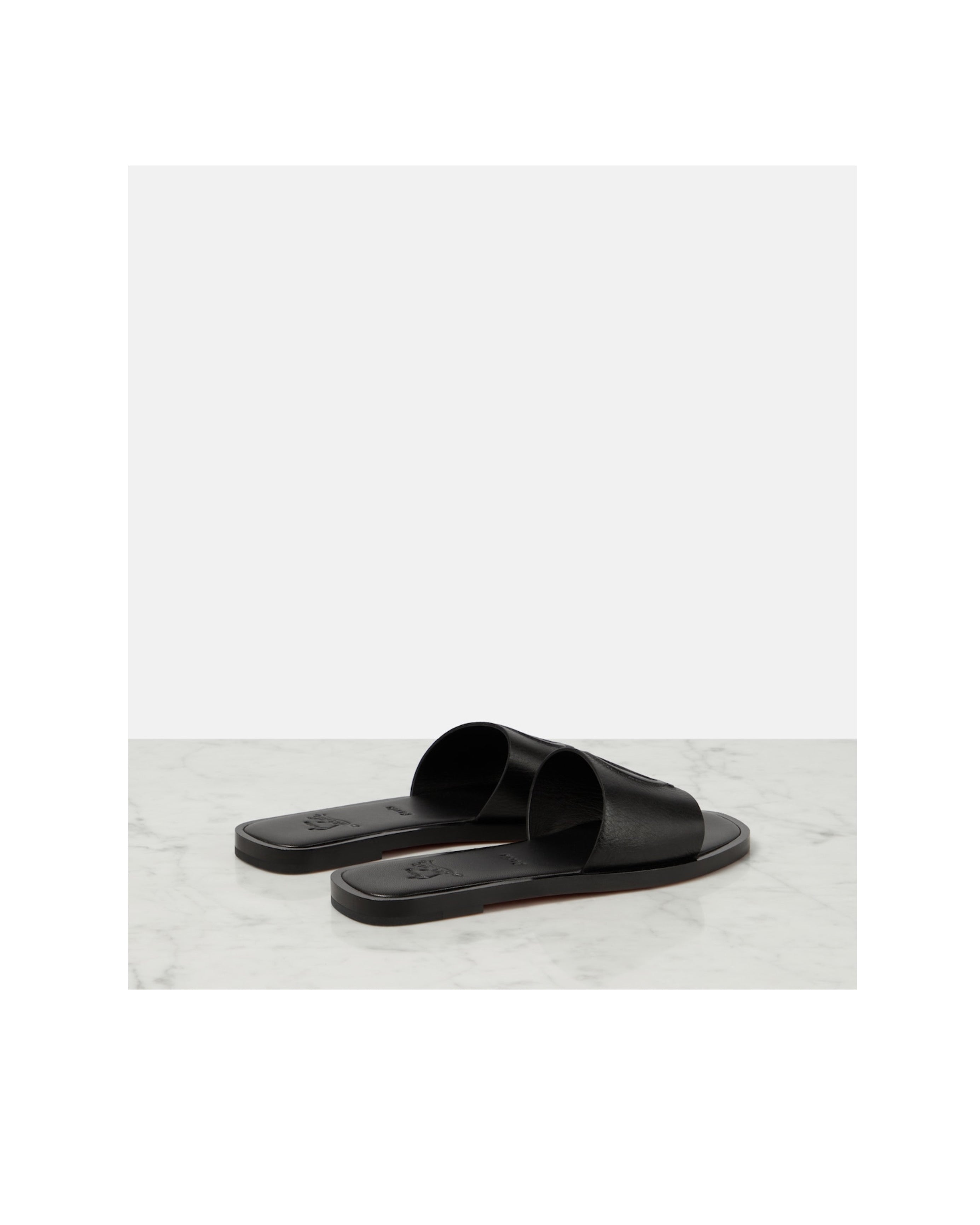 Christian Louboutin CL Mule embossed Sandals