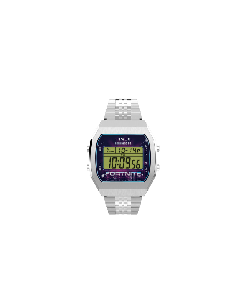 Timex x Fortnite T80 36mm Stainless Steel Bracelet Watch