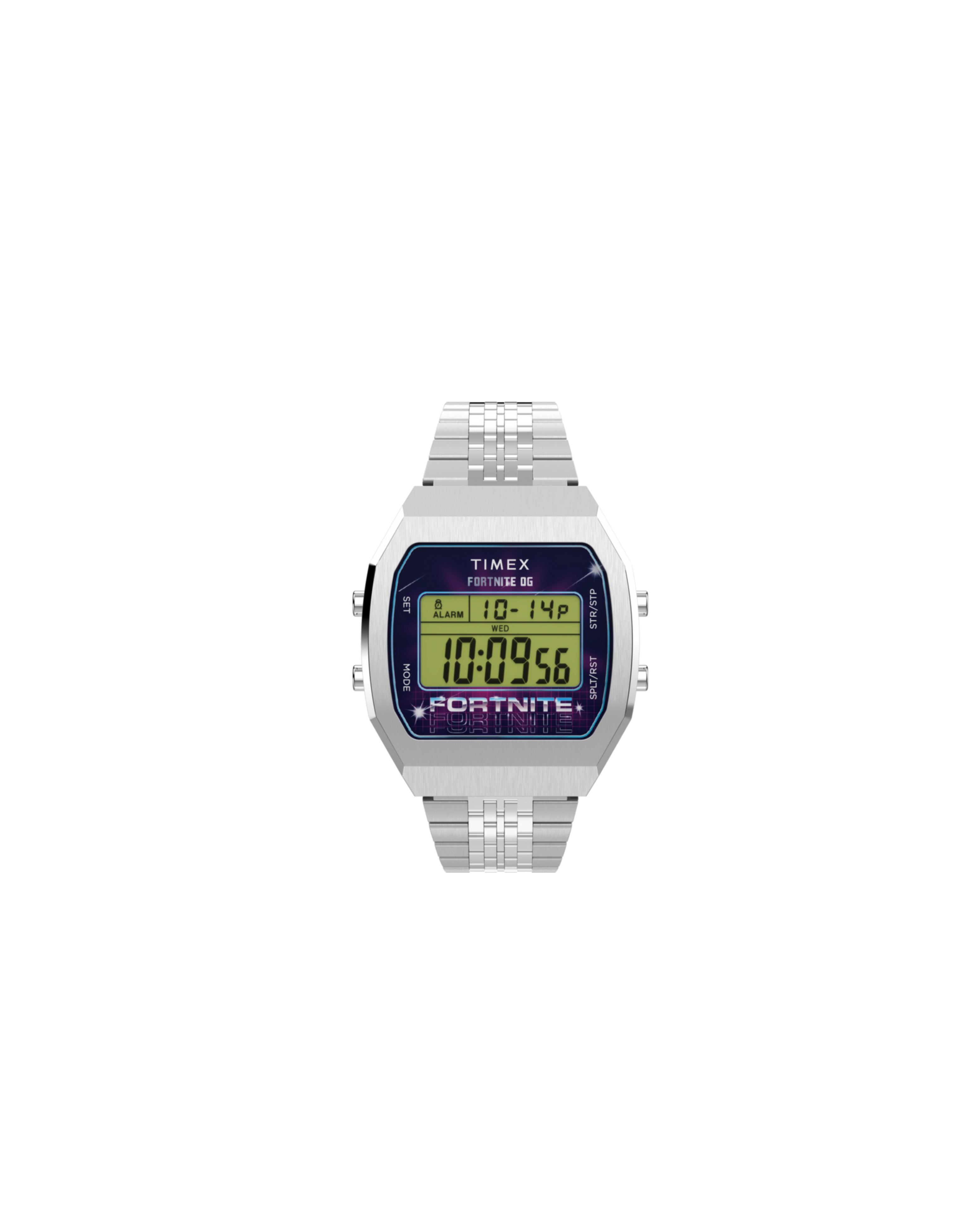 Timex x Fortnite T80 36mm Stainless Steel Bracelet Watch