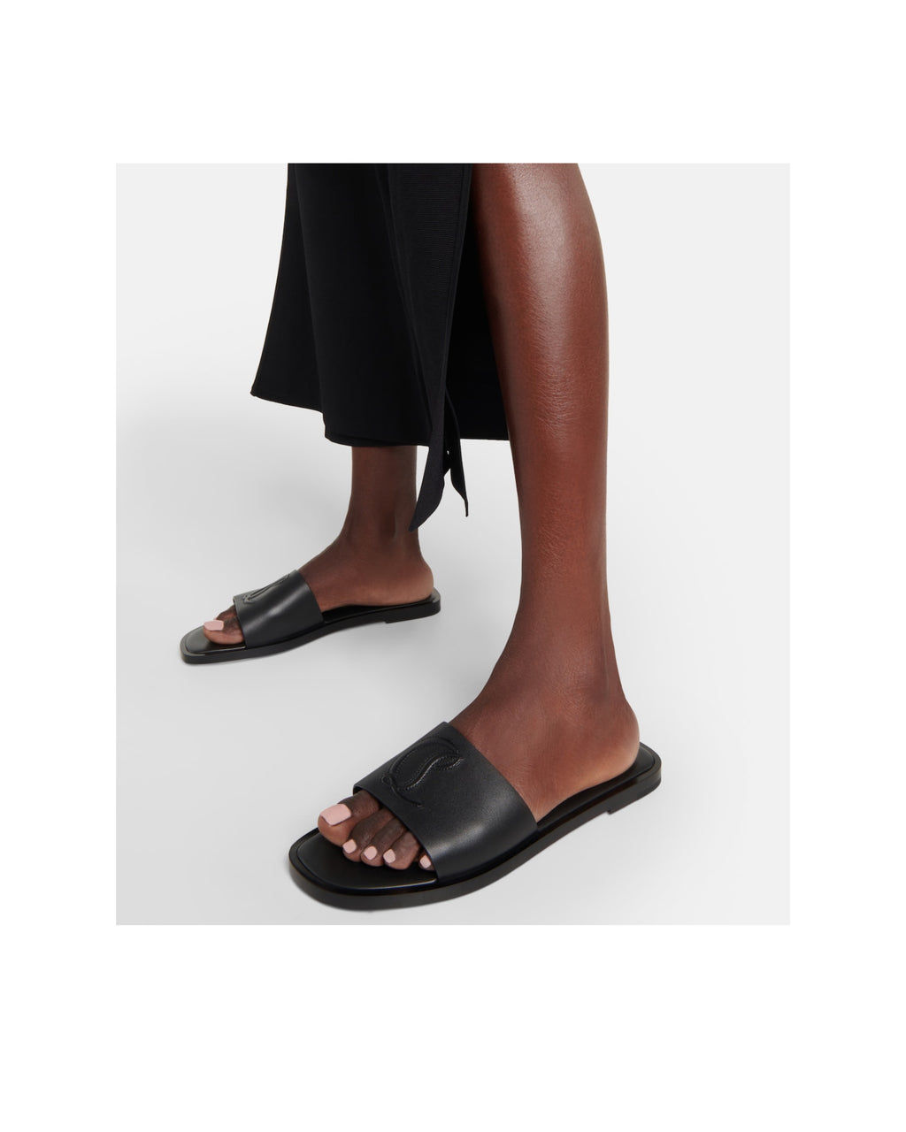 Christian Louboutin CL Mule embossed Sandals
