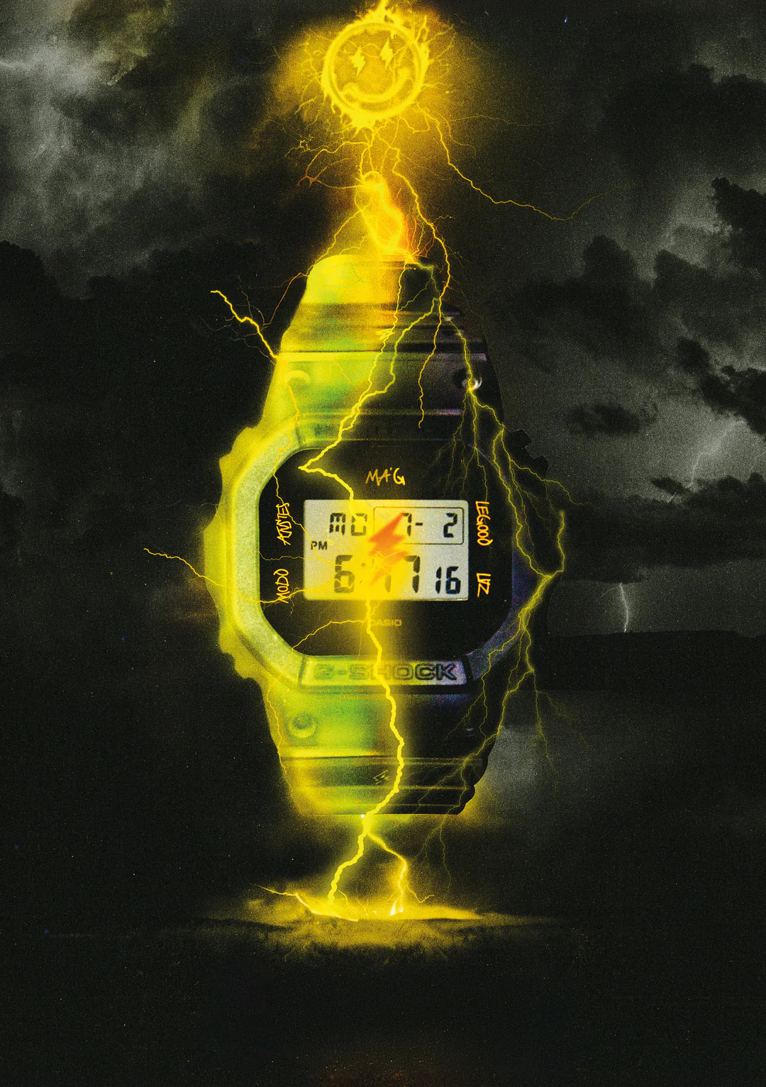Casio G-Shock x J Balvin : DWE - 5600JB-1A9DR